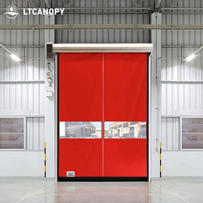 Nuevo producto Puerta eléctrica de tela de PVC Puerta automática de PVC de rodadura rápida