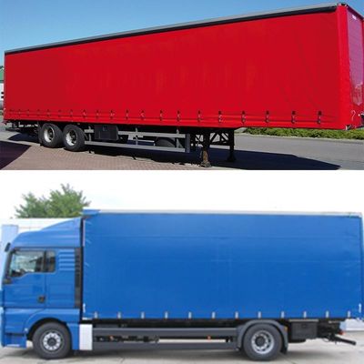 Proveedor de lona para camión con cortina lateral, logotipo personalizado, lona de PVC duradera