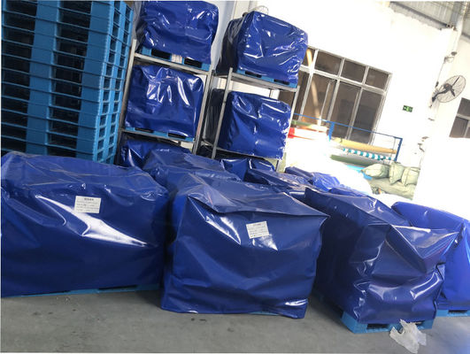 Lona de camión de lona azul resistente de alta resistencia comercial personalizada Litong, lonas impresas, lona
