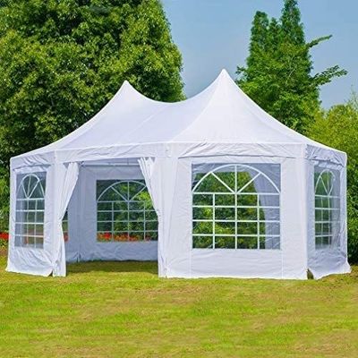 Litong Hot New Promocional PVC Canopy Tejido Tensile Estiramiento Tejido de tienda de campaña Pvc Pagoda Tienda al aire libre
