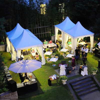 Litong Tenda de Pagoda de PVC personalizada con cubierta resistente al agua y UV para fiestas y bodas al aire libre