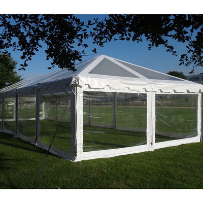 Carpa de fiesta personalizada Litong 20x20 resistente al agua con techo transparente para bodas y fiestas al aire libre
