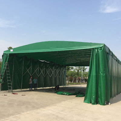 Litong Gran Canopy Móvil Push-Pull al aire libre tienda de campaña retráctil plegable toldo sombrilla Parking Shed