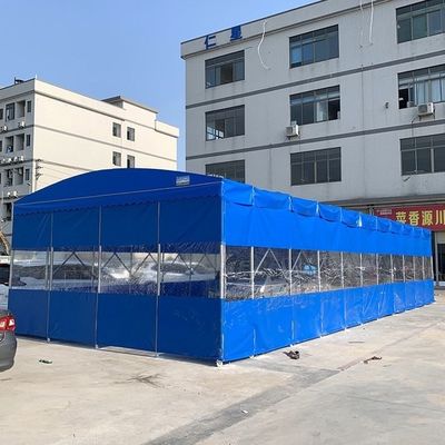 Litong Gran Canopy Móvil Push-Pull al aire libre tienda de campaña retráctil plegable toldo sombrilla Parking Shed