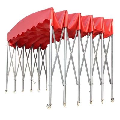 Litong Gran Canopy Móvil Push-Pull al aire libre tienda de campaña retráctil plegable toldo sombrilla Parking Shed