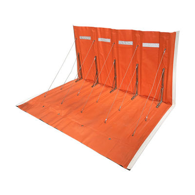 Barrera contra inundaciones en el hogar personalizada Litong en forma de L, fácil de instalar, barrera de control contra inundaciones