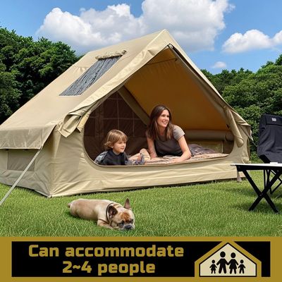Litong Tienda de campaña inflable de lona Oxford 600D duradera para acampar